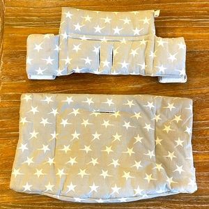 Stokke Tripp Trapp Highchair cushion gray with stars